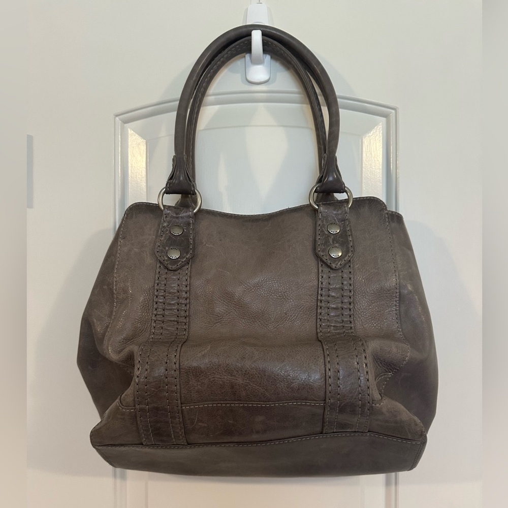 Frye Melissa Tote Bag - Grey / Silver - Picture 2 of 4